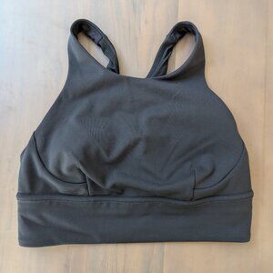 Black Wunder Train Longline Bra Medium Support, C/D Cup Size 8